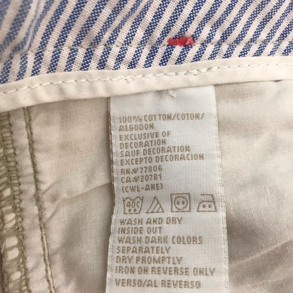 Khaki shorts Tommy Hilfiger size 0 - Picture 7 of 8